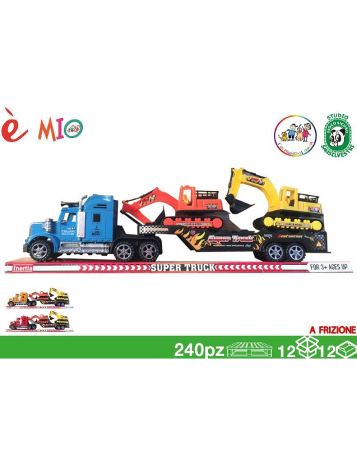 CAMION 47cm CON 2 GRU 17cm