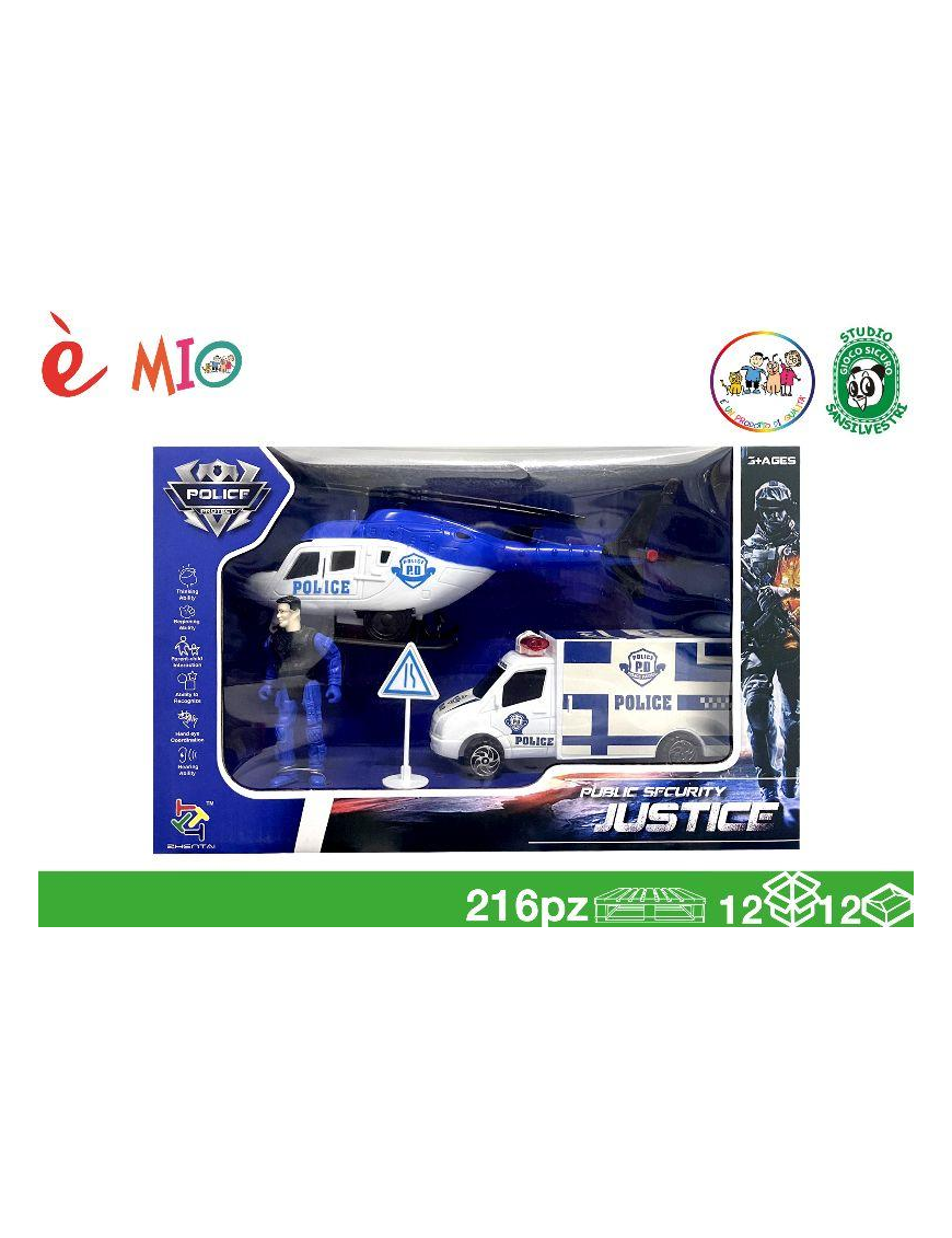 MEZZI POLIZIA ELICOTTERO+AMBULANZA