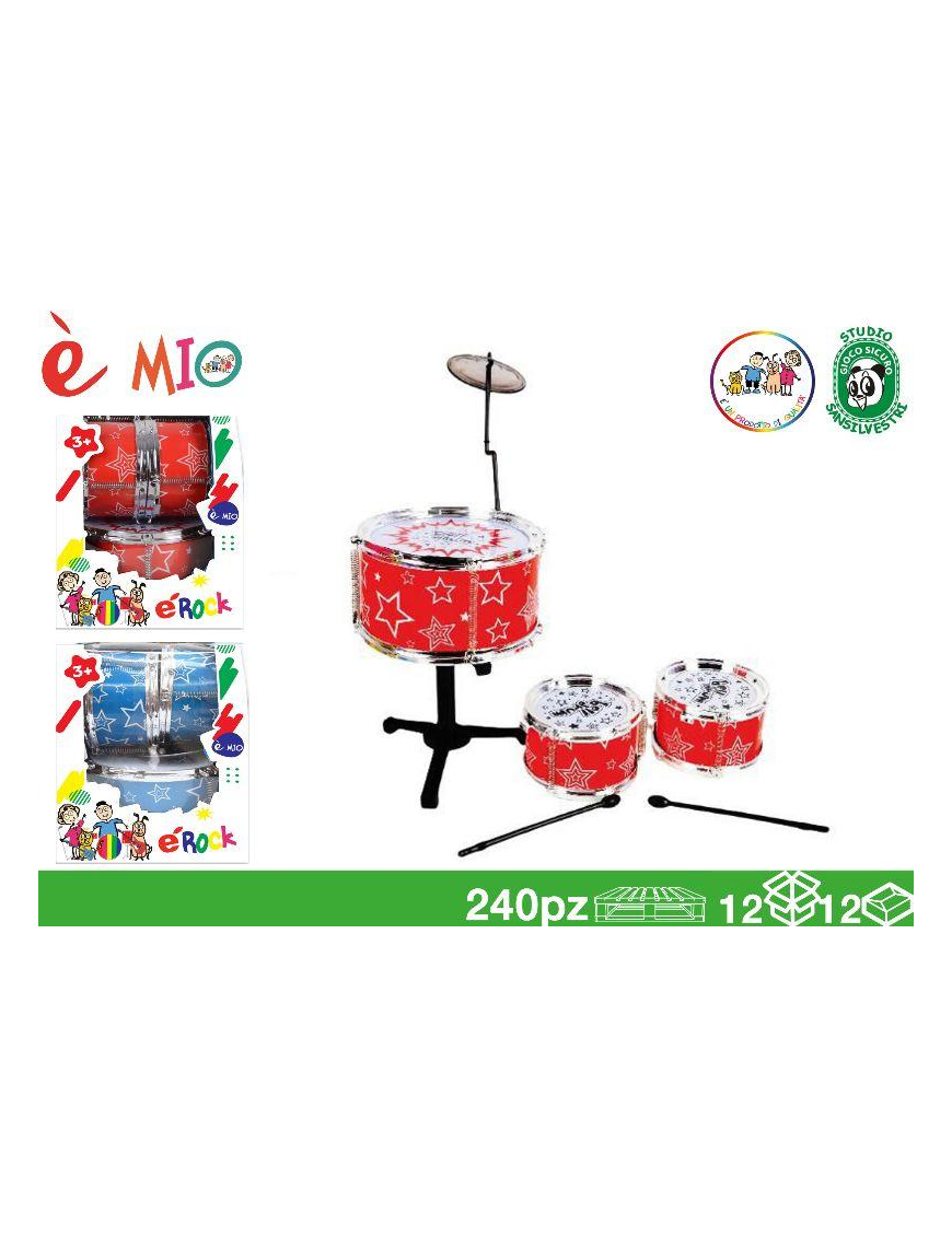 MUSIC BATTERIA 8pz