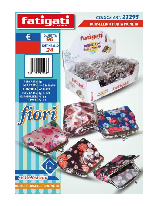 FLOWER COIN PURSE 22293