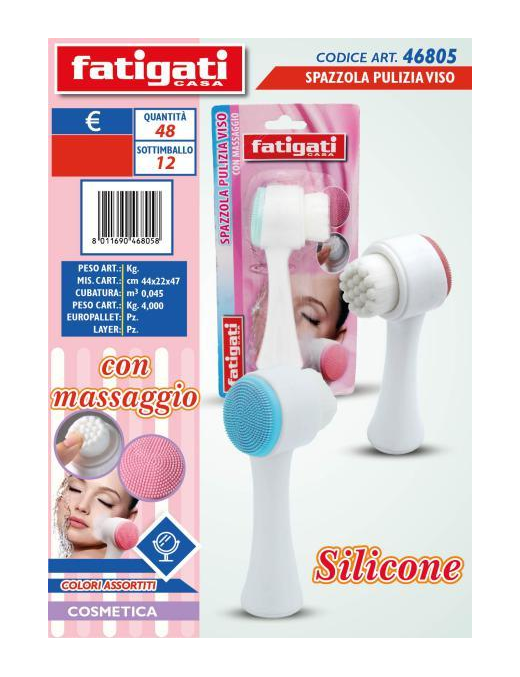 SPAZZOLA PULIZIA VISO SILICONE