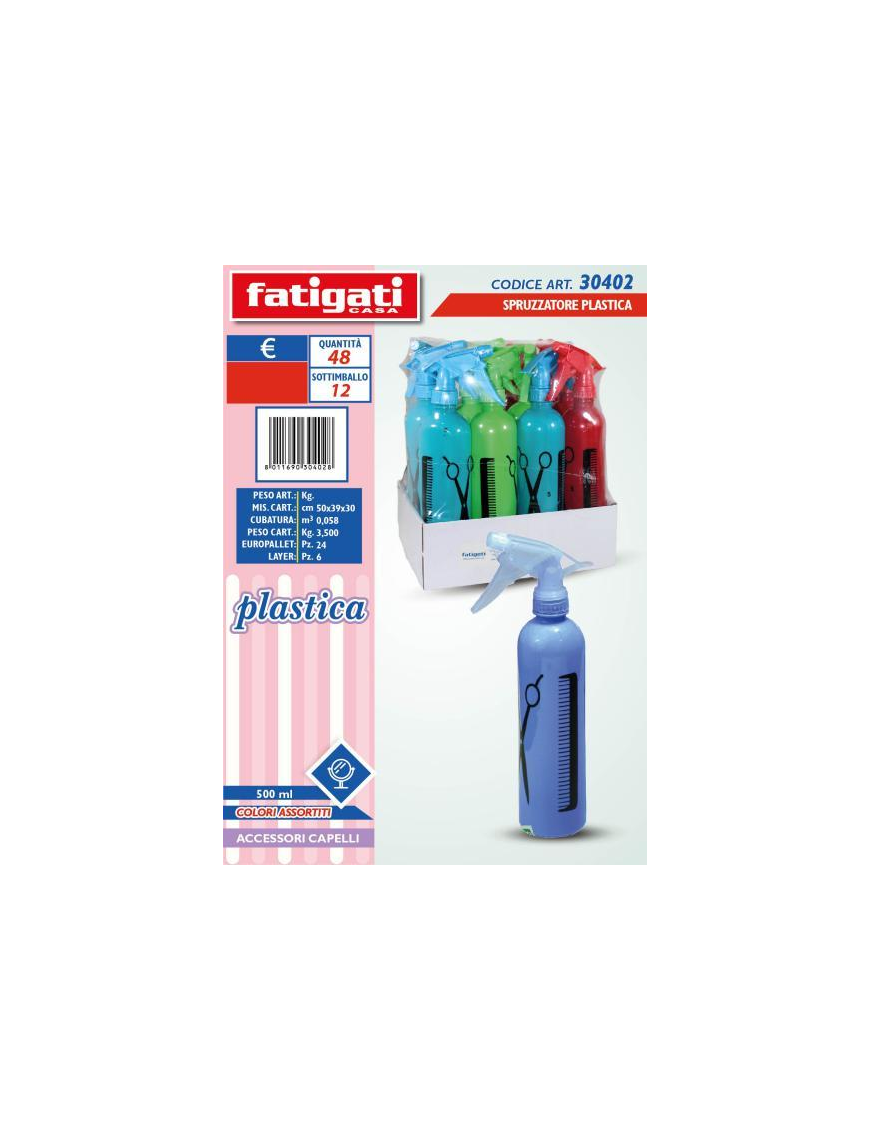 SPRUZZATORE PLASTICA 500ml