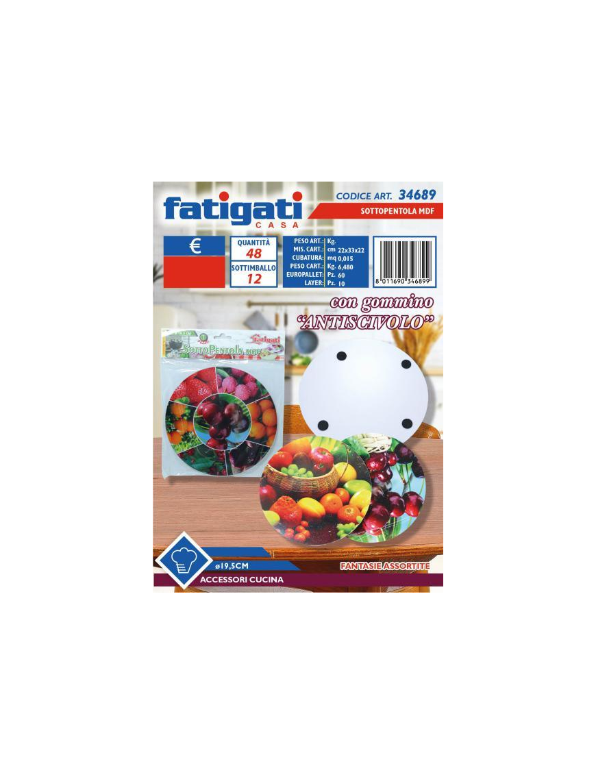 MDF TRIVET 19.5cm 34689