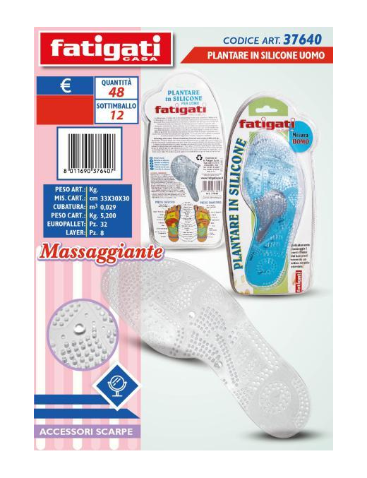 SOLETTA SILICONE UOMO