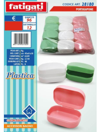 PORTASAPONE PLASTICA