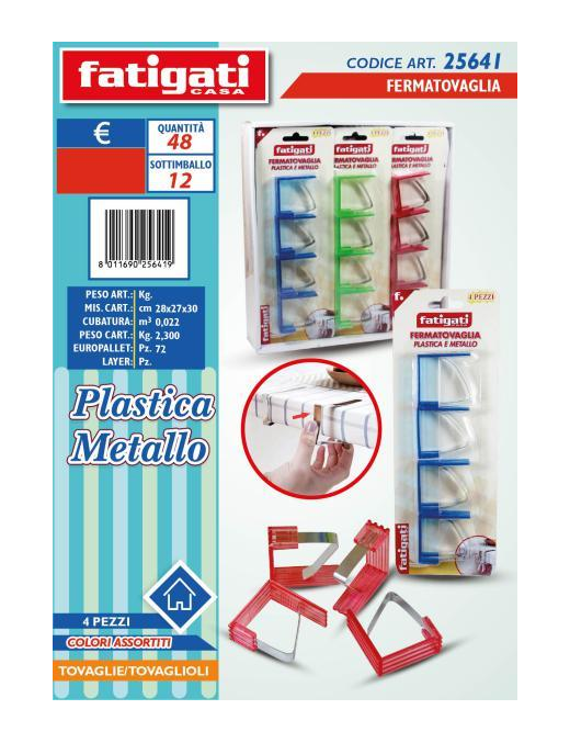 TABLECLOTH CLIP 4pcs 25641