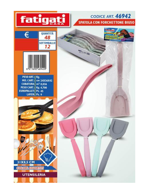 SPATOLA CON FORCHETTONE BIUSO