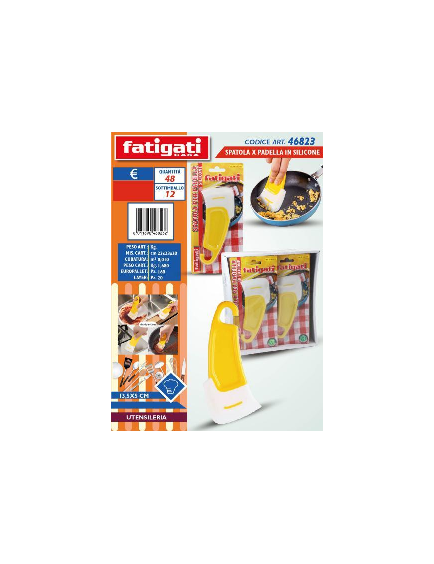 SILICONE SPATULA FOR PAN 46823