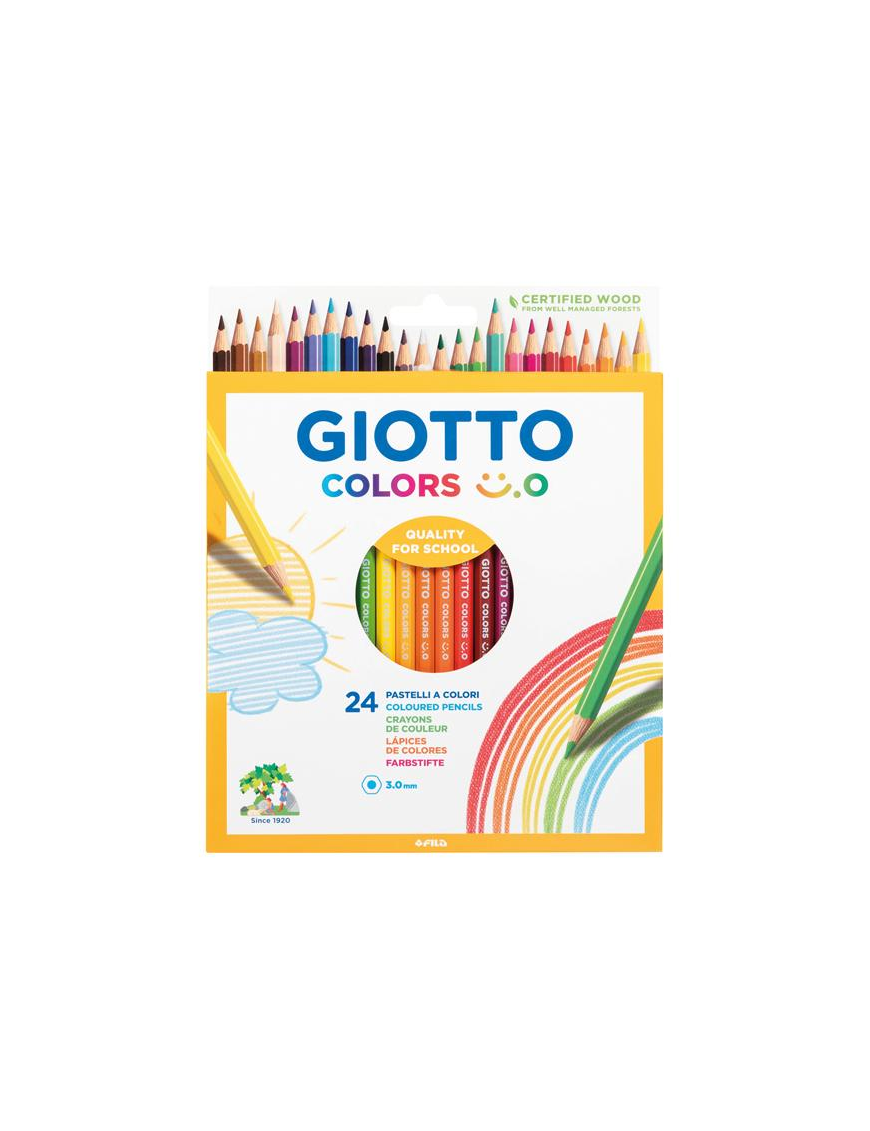 GIOTTO COLORS SMILE PASTELLI 24 PEZZI