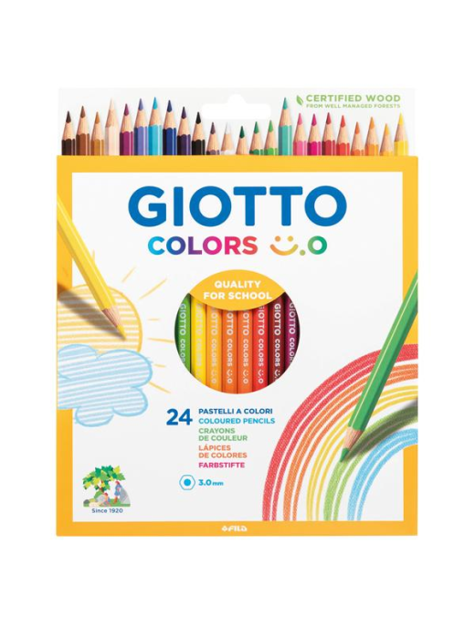 GIOTTO COLORS SMILE PASTELLI 24 PEZZI