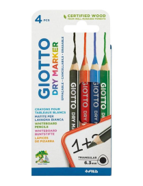 GIOTTO ERASABLE PENCIL 4 pieces