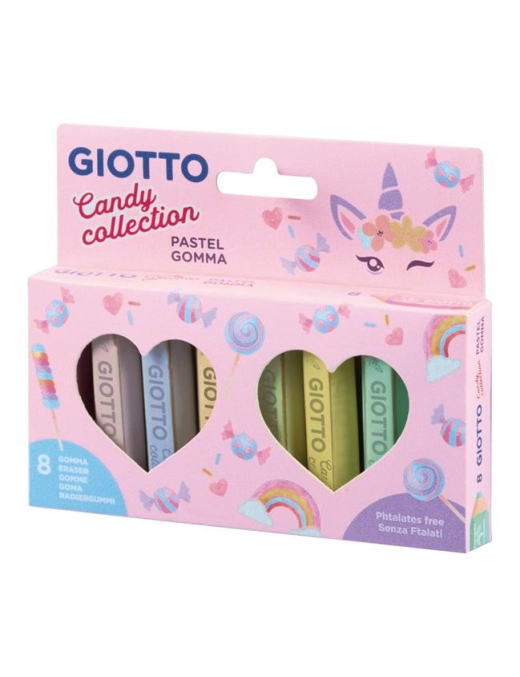 GIOTTO CANDY GOMMA PASTEL 8pezzi
