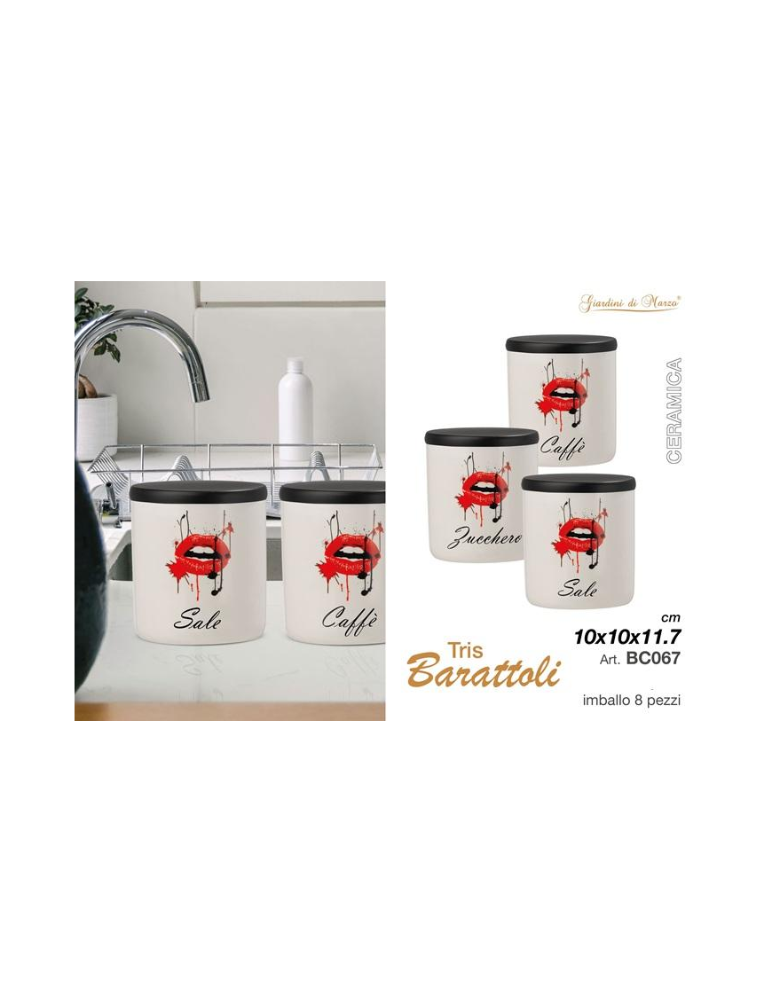 LINEA KITCHEN LABBRA BARATTOLI 3pezzi