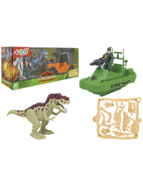 PLAYSET DINOSAURI CON PERSONAGGIO
