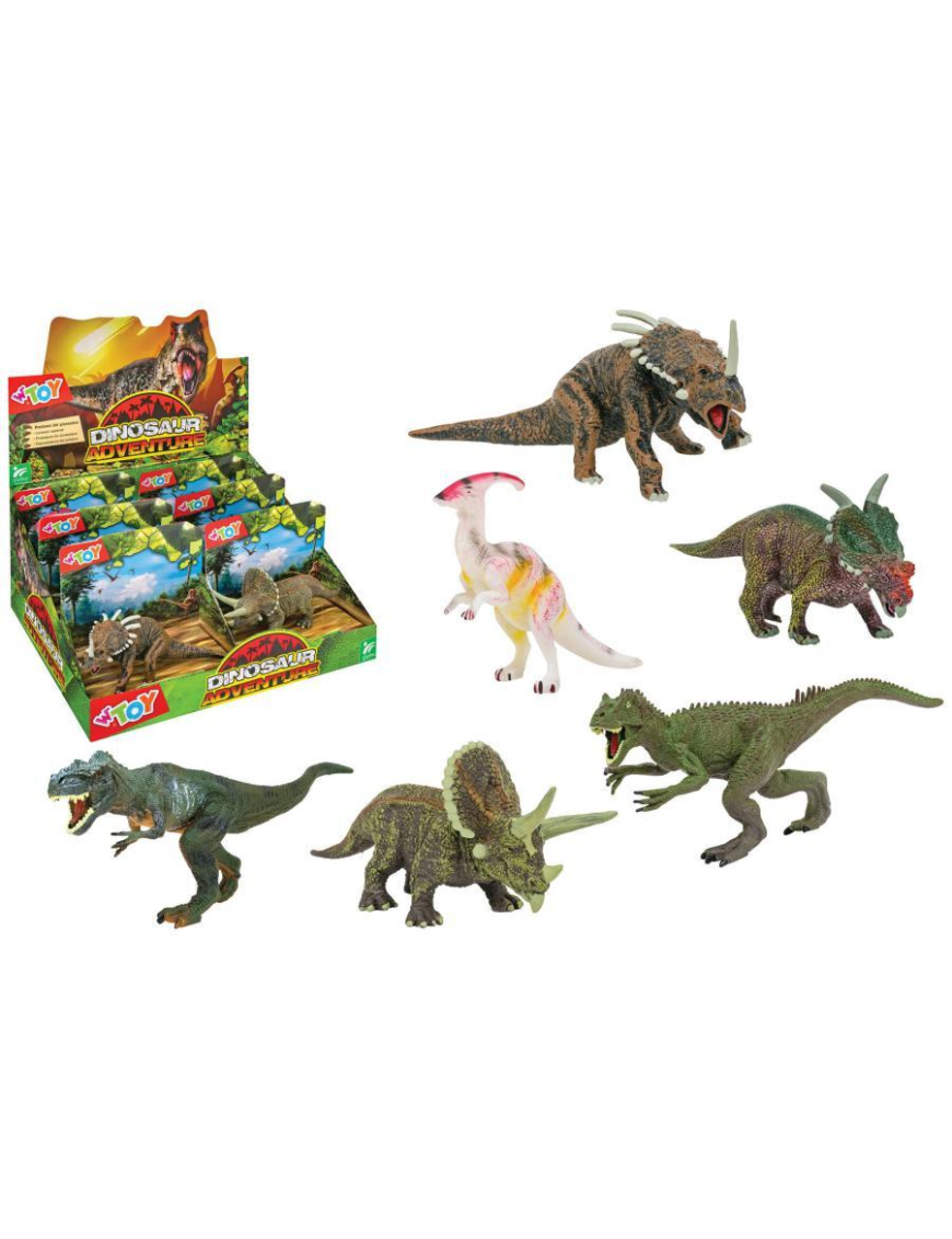 ASSORTED DINOSAURS 13.5cm