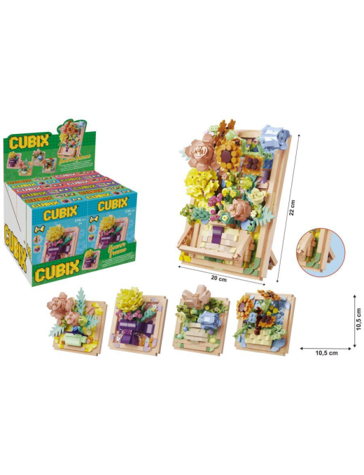 CUBIX CORNICE CON FIORI 4in1
