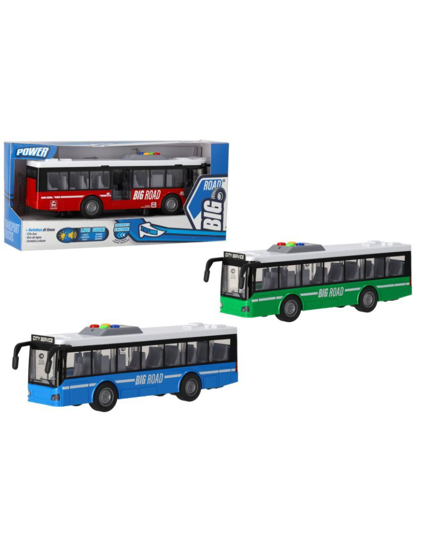 BIG ROAD AUTOBUS A FRIZIONE CON LUCI SUONI