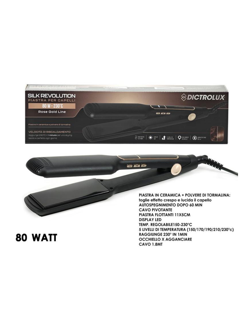 LINEA DICTROLUX PIASTRA CAPELLI SILK 80W