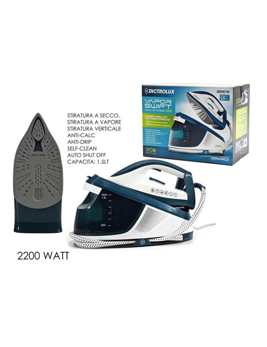 DICTROLUX LINE 2200W STEAM IRON WITH BOILER