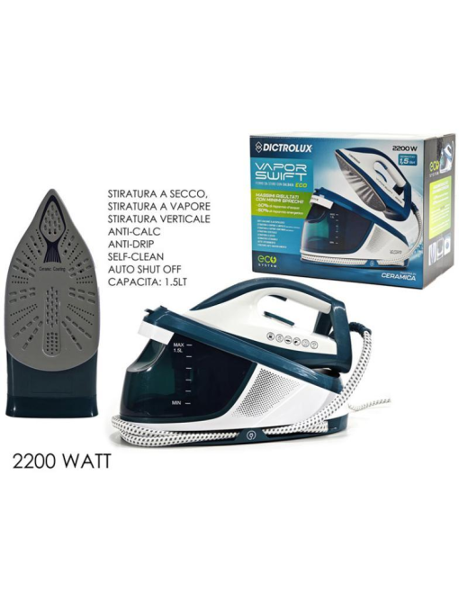 DICTROLUX LINE 2200W STEAM IRON WITH BOILER