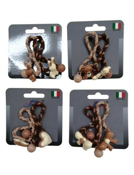 FERMACODA CON CIONDOLO 2pezzi