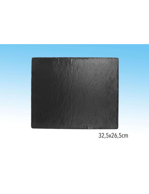 BLACK LINE ORGANIC RECTANGULAR TRAY 32x26cm