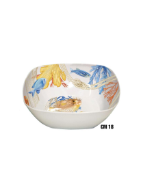 KNOT LINE SQUARE BASKET 18cm