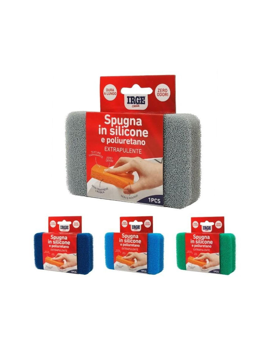 SPUGNA SILICONE+POLIURETANO