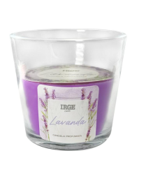 CANDELA IN VASO 460gr LAVANDA