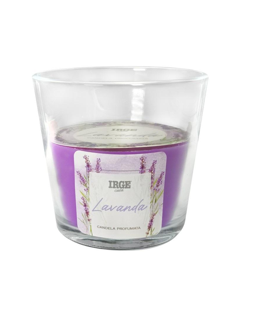 CANDELA IN VASO 460gr LAVANDA