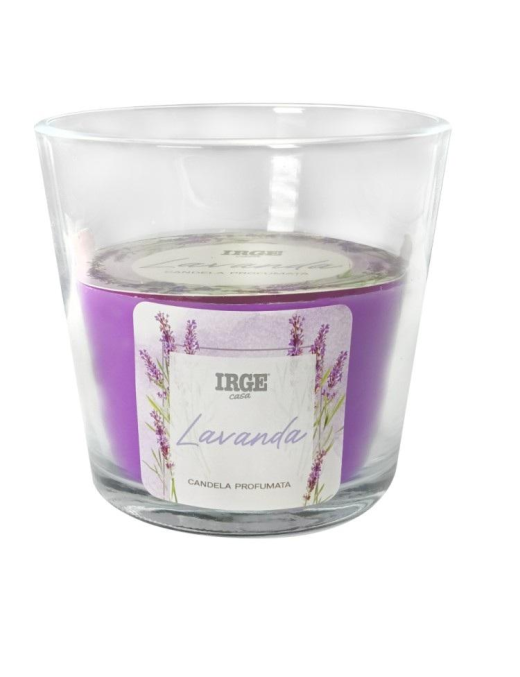 CANDELA IN VASO 460gr LAVANDA