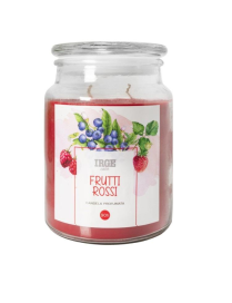CANDELA IN GIARA 510gr FRUTTI ROSSI