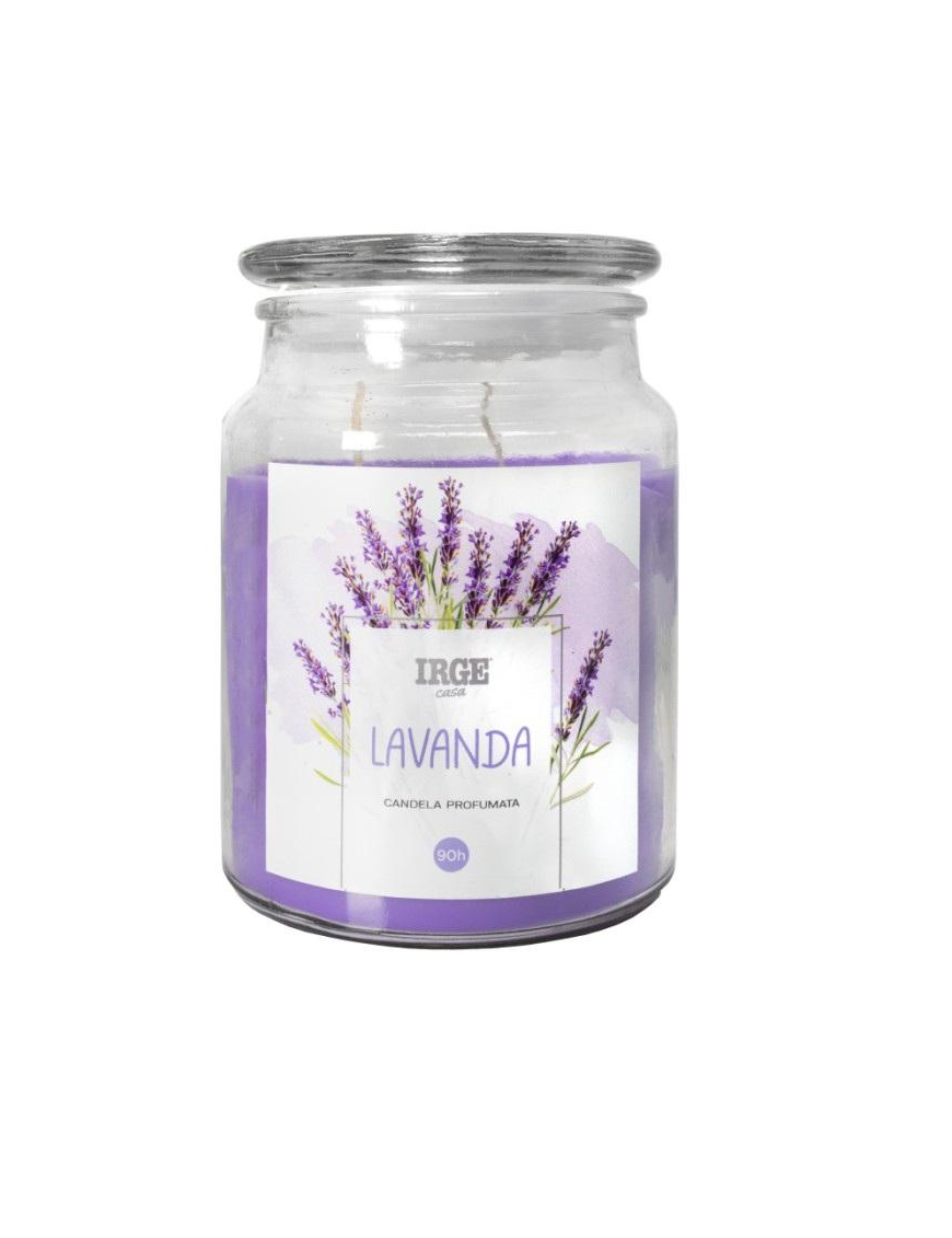 CANDELA IN GIARA 510gr LAVANDA