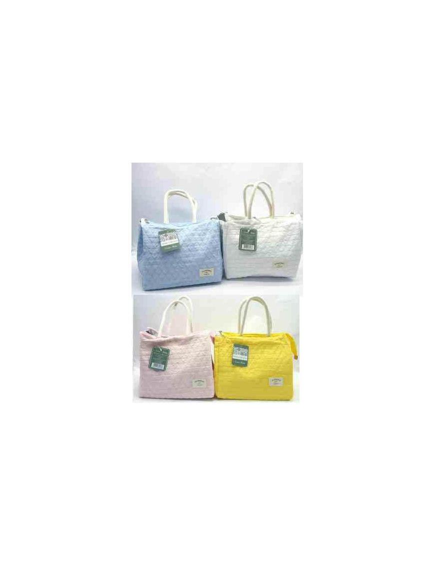 BORSA CON MANICI TESSUTO
