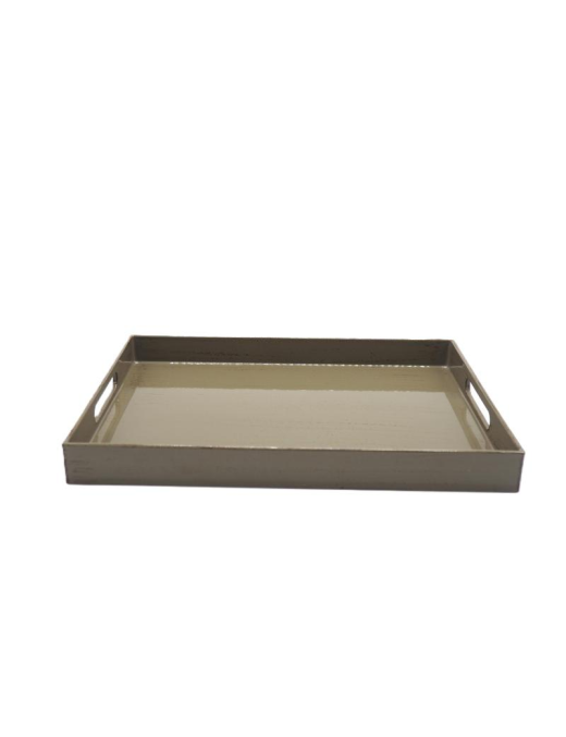 VASSOIO PLASTICA TORTORA 35x25x3,5cm