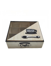 SCATOLA PORTA CIALDE  7,3x24x24cm
