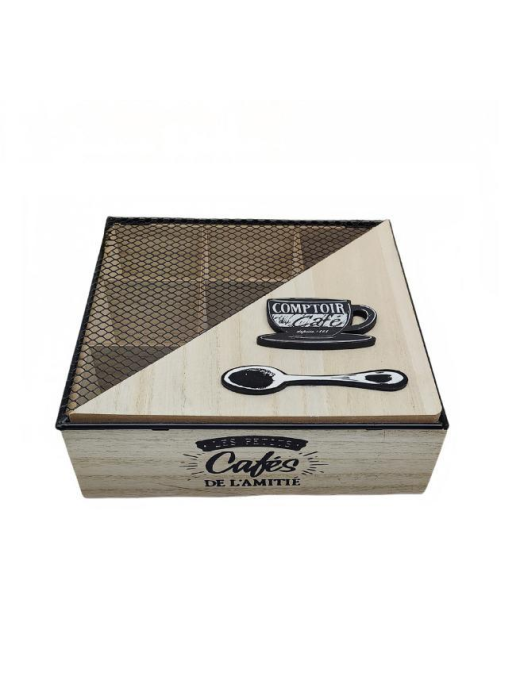 SCATOLA PORTA CIALDE  7,3x24x24cm