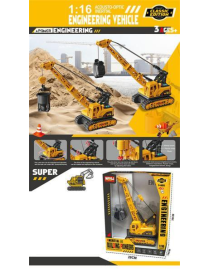 ENGINEERING VEHICLE FRICTION CRANE WITH LIGHT AND SOUND