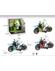 MOTO CON PERSONAGGIO A FRIZIONE