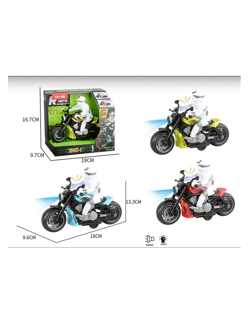 MOTORCYCLE WITH FRICTION CHARACTER