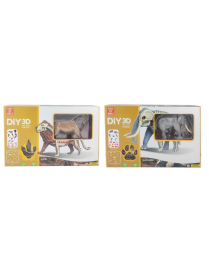 PUZZLE 3D ANIMALE LEONE/ELEFANTE
