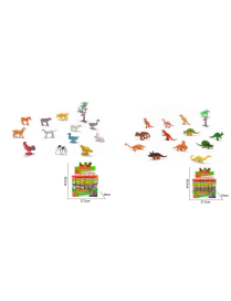 ANIMALI NATURAL WORLD 12pezzi