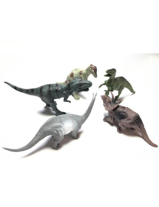 5 ASSORTED DINOSAURS