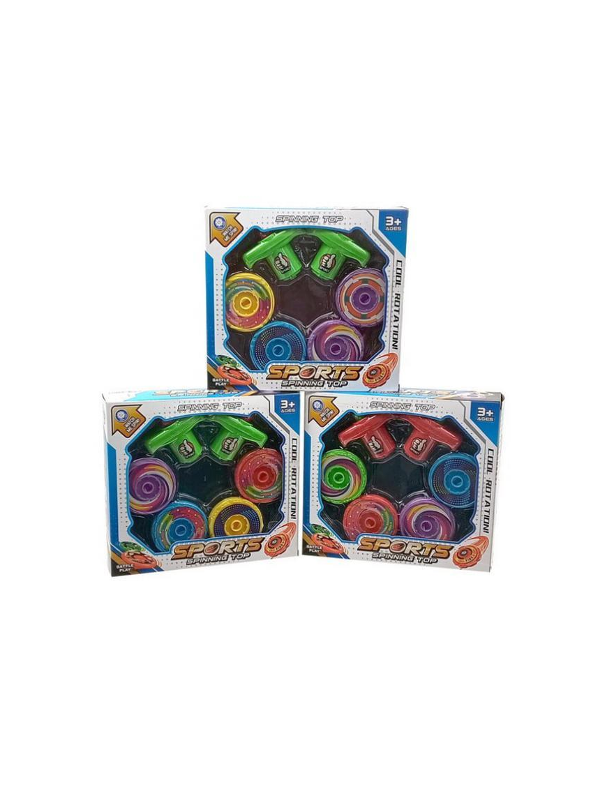 TROTTOLE SPORT SPINNING TOP 4pezzi
