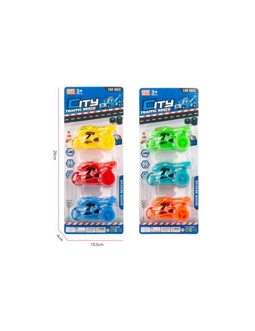 MOTO PULLeMACK 3pezzi