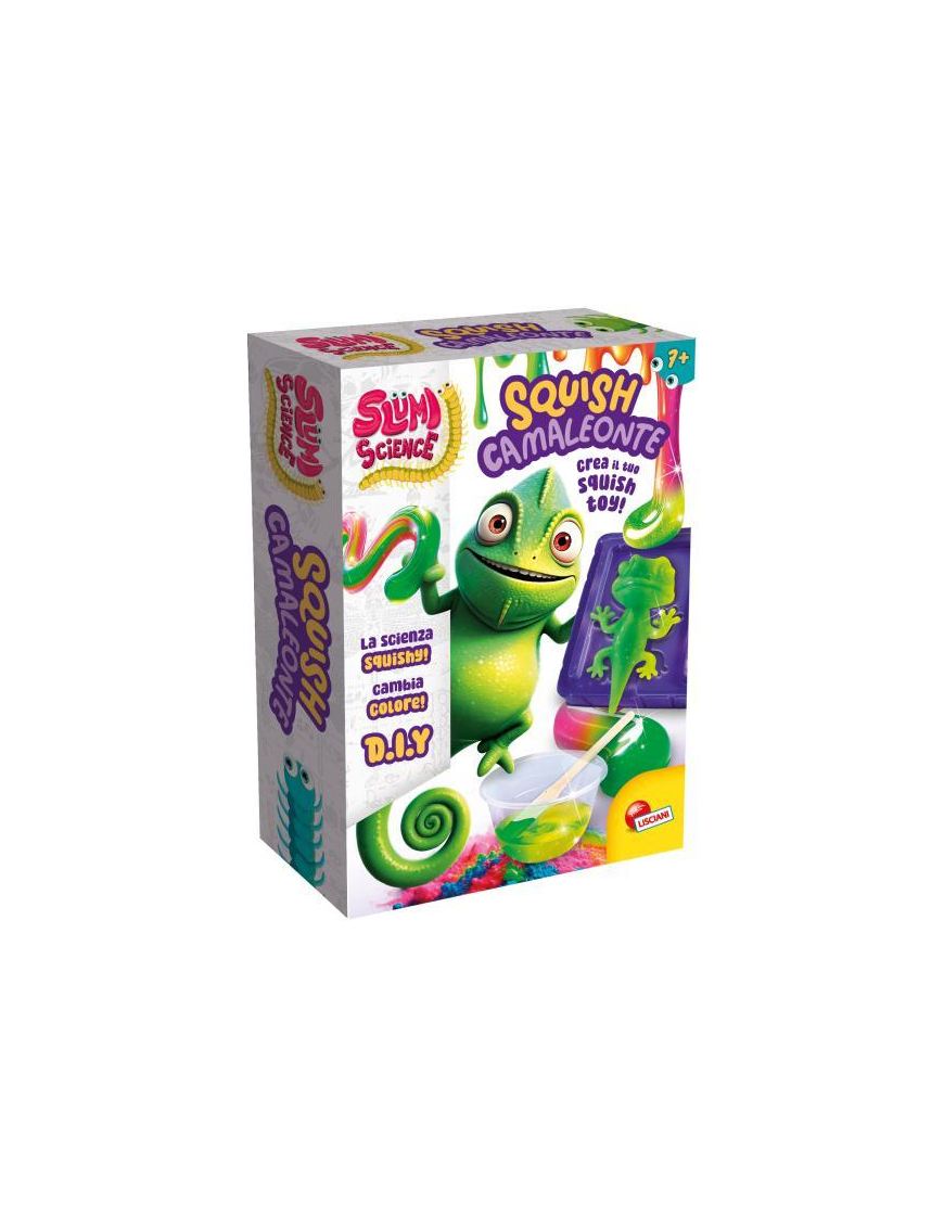 SLUMI SCIENCE POCKET SQUISH CAMALEONTE