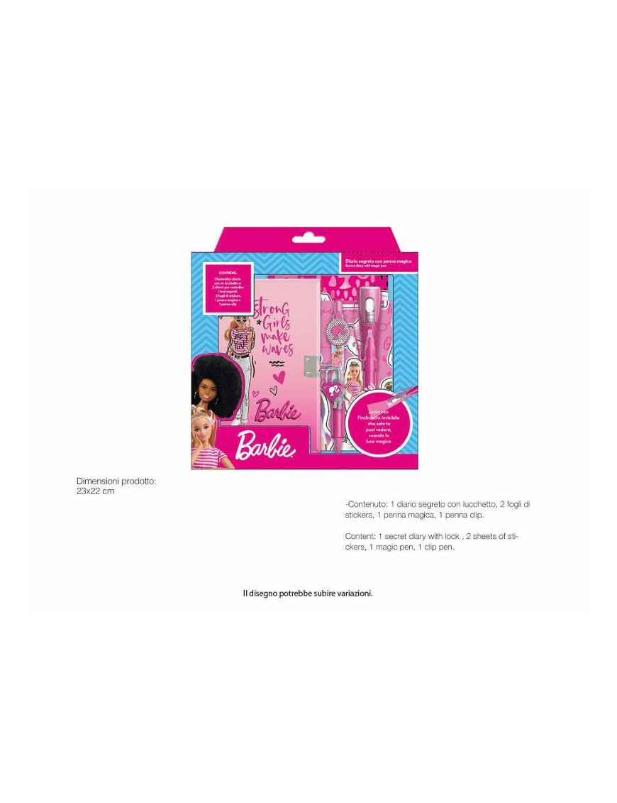 BARBIE DIARY WITH MAGIC PEN