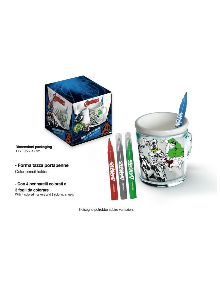AVENGERS COLORING PEN CUP