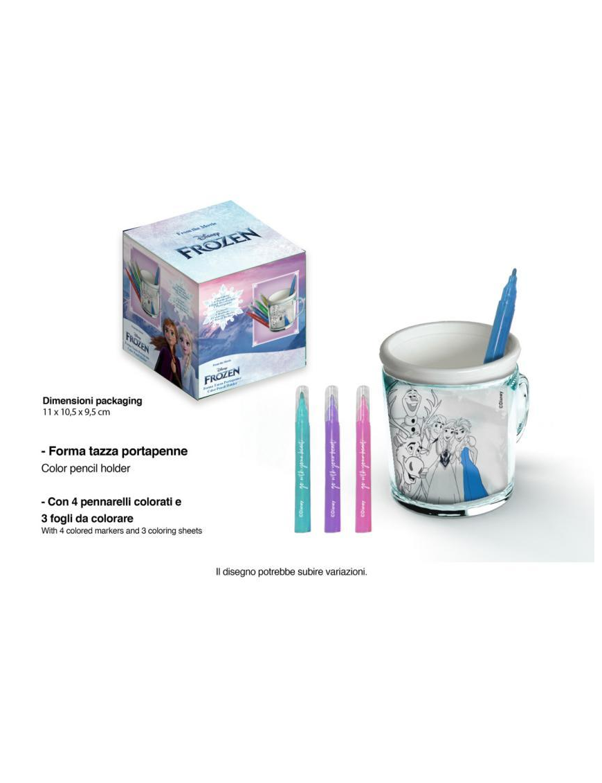 FROZEN TAZZA PORTAPENNE DA COLORARE