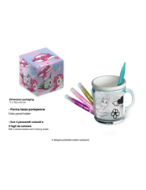 UNICORN PEN CUP TO COLOR